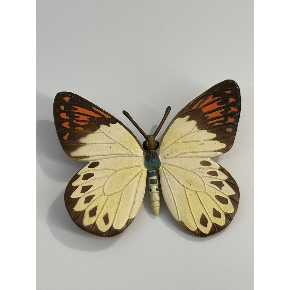 Vintage Great Orange Tip Butterfly PVC Collectible Figure Toy